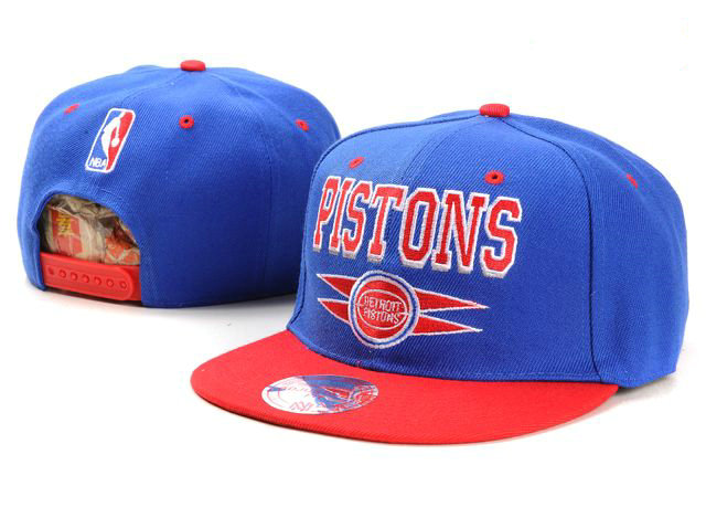 NBA Detroit Pistons M&N Snapback Hat NU01